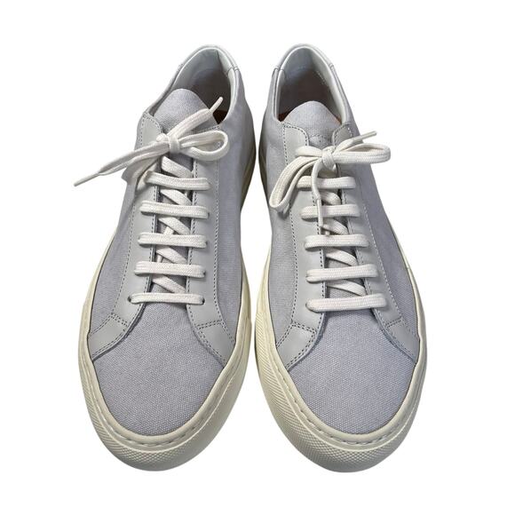 Common Projects Achilles Canvas Sneakers SIZE 42 US 9 Gray 2479 0573 NEW IN BOX main image 13